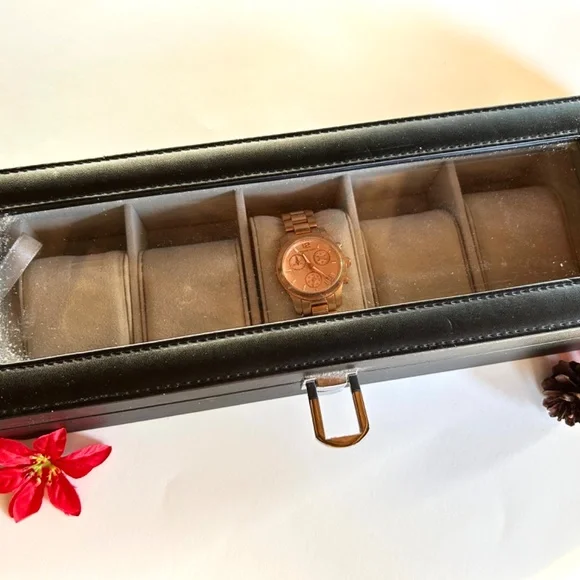 Unisex Watch Box. 5 slot - Picture 2 of 8